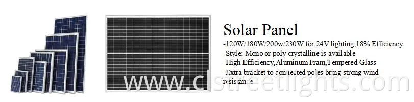 All in Two Integrated Solar LED Power Street Light with 5 Years Warranty